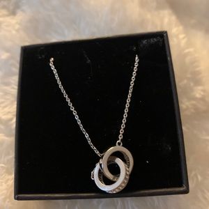 Crystal Necklace / Sliver necklace